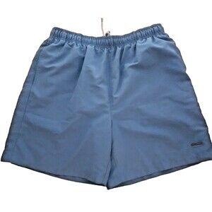 ALEX CANNON Men's SWIM Trunks Board Shorts Light Blue Size XL Pockets Drawstring